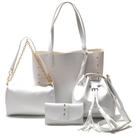 Bolsa Feminina Kit com 4 Bolsas Elegantes e Práticas Bolsa Feminina Kit com 4 Bolsas Elegantes e Práticas