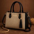 Bolsa feminina lorena palha com alça de regulagem bolsa lançamento com material estilo palha