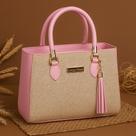 Bolsa feminina lorena palha com alça de regulagem bolsa lançamento com material estilo palha Bolsa feminina lorena palha com alça de regulagem bolsa lançamento com material estilo palha