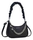 Bolsa Feminina Lua Baguete Franzida Sofisticada Glamour 2025