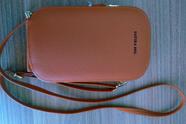 Bolsa feminina marrom transversal