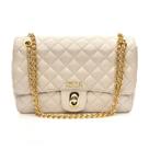 Bolsa feminina matelassê corrente dourada avilla