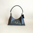 Bolsa Feminina Média Alça Ombro Hobo Meia Lua Zanca Modas Cor:Preto