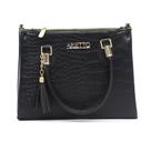 Bolsa Feminina Média Baú Croco Alça Removível Arietto