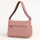 Bolsa Feminina Média com Bolso Antifurto Alça de Ombro e Transversal Divisórias Casual Dia a Dia Prática