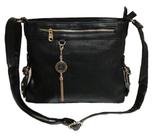 Bolsa Feminina Media De Ombro Transversal Luxo com divisória