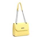 Bolsa Feminina Média Transversal Alça Corrente Preta