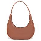 Bolsa Feminina Meia Lua Branca Pequena skybag Estilosa Cor:Marrom Caramelo