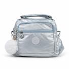 Bolsa Feminina Moderna Transversal Nylon Impermeável Bolsos Zíper Alça Ajustável Tiracolo Casual
