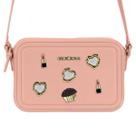Bolsa Feminina Moleca Tiracolo Mini Bag Bottons Divertidos