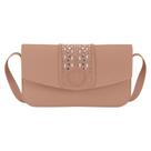 Bolsa Feminina Moleca Transversal Nude Ref.: 50021.4