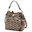 Bolsa Feminina Monograma Estilo Casual Chaveiro Urso Chenson
