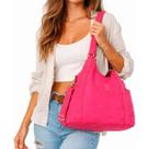 Bolsa Feminina Nylon Leve Resistente Moderna Espaçosa Com Zíper E Chaveiro Pompom Elegante Luxo Bolsa Feminina Nylon Leve Resistente Moderna Espaçosa Com Zíper E Chaveiro Pompom Elegante Luxo