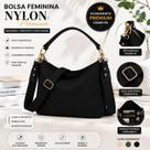 Bolsa Feminina Nylon Premium Grande Transversal Ombro Impermeável Leve Elegante Casual Bolsa Feminina Nylon Premium Grande Transversal Ombro Impermeável Leve Elegante Casual
