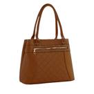 Bolsa Feminina Ombro Texturizada Geométrica