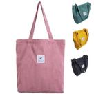 Bolsa feminina Ombro Veludo Cotelê Folha Casual Passeio Ecobag Alça Transversal Bolsa feminina Ombro Veludo Cotelê Folha Casual Passeio Ecobag Alça Transversal
