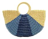 Bolsa Feminina Palha Sintética Moda Praia Carnaval Elegante