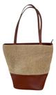 Bolsa Feminina Palha Sintéticas Ombro Praia Restaurante