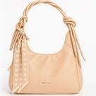 Bolsa Feminina para Uso Diário com Alça Nó Lenço Decorativo e Design Sofisticado