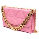 Bolsa Feminina Pequena Com Alça De Corrente Grossa Festa Balada Blogueira TikTok - Rosa Claro Bolsa Feminina Pequena Com Alça De Corrente Grossa Festa Balada Blogueira TikTok - Rosa Claro