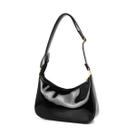 Bolsa Feminina Pequena Compacta Alça de Ombro Ajustável Shoulder Bag Verniz