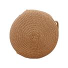 Bolsa Feminina Pequena de Palha Redonda Moda Verão