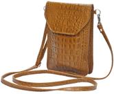 Bolsa Feminina Pequena Porta Celular Transversal Consumidor Couro Legítimo Madamix