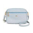 Bolsa Feminina Pequena Tiracolo Azul com Alça