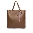 Bolsa Feminina Petite Jolie Shopper Grande Chaveiro Marrom