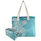 Bolsa Feminina Praia Com Relevo 3D Necessaire Tartaruga Magicc BN-243
