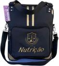 Bolsa Feminina Preta Personalizada Nutrição