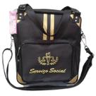Bolsa Feminina Preta Personalizada Serviço Social
