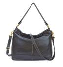 Bolsa Feminina Preta Tiracolo e Transversal Alça Comprida Regulável Ajuste Couro Bolsas Femininas Madamix MDXB348 Bolsa Feminina Preta Tiracolo e Transversal Alça Comprida Regulável Ajuste Couro Bolsas Femininas Madamix MDXB348