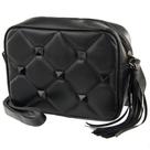 Bolsa feminina quadrada com spike sintetico