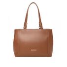 Bolsa Feminina Rafitthy Tiracolo Média Franzida Marrom