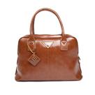 Bolsa Feminina Rafitthy Tiracolo Média Verniz Caramelo