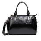 Bolsa Feminina Rafitthy Tiracolo Média Verniz Preto