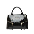 Bolsa Feminina Rafitthy Tiracolo Pequena Verniz Preto
