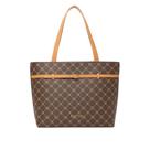 Bolsa Feminina Rafitthy Tote Grande PU Marrom/Caramelo Bolsa Feminina Rafitthy Tote Grande PU Marrom/Caramelo