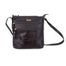 Bolsa Feminina Roma Couro Transversal Croco - 1211