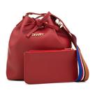 Bolsa Feminina Saco Ilhós Com Necessarie Bolsa Feminina Saco Ilhós Com Necessarie