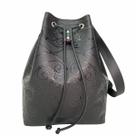 Bolsa Feminina Saco Ombro Tiracolo Arabesco Preto Magicc Bolsas B-225