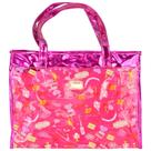 Bolsa Feminina Sacola Praia Transparente Candy Pink CBRN17195