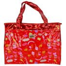 Bolsa Feminina Sacola Praia Transparente Candy Vermelho CBRN17225