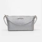 Bolsa Feminina Sasha Full Glitter Prata Petite Jolie PJ11339A