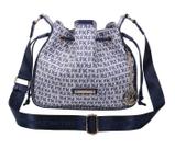 Bolsa Feminina Satchel Média Fellipe Krein FK625 Monograma