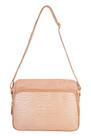 Bolsa feminina tiracolo de couro croco Anita