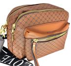 Bolsa feminina tiracolo espaçosa alça fita luxo