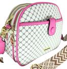 Bolsa feminina tiracolo espaçosa transversal alça larga luxo