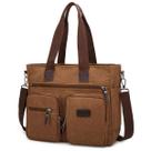 Bolsa feminina Tolfe com alça superior, bolsa de ombro de lona